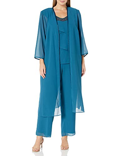 Le Bos womens Embellished Neckline Pant Set