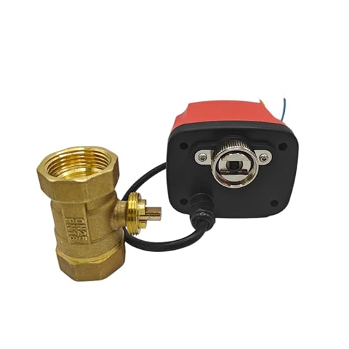 Vanne d'eau 12V motorisée DN50 en laiton IP65 normalement fermée 2 voies - 4