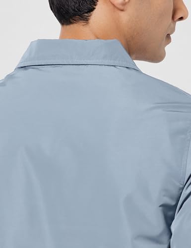 Image of Qube By Fort Collins Men's Polyester Standard Length Regular Fit Lightweight Winter Jacket - Sporty, Stylish & Warm Outerwear for Cold Weather
