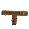 Netafim Techline 00135-000870 Tee 17mm Drip Irrigation Barb Compatible with 1/2 Drip Line Pipes Easy Installation Precise Garden Watering Pack of 100