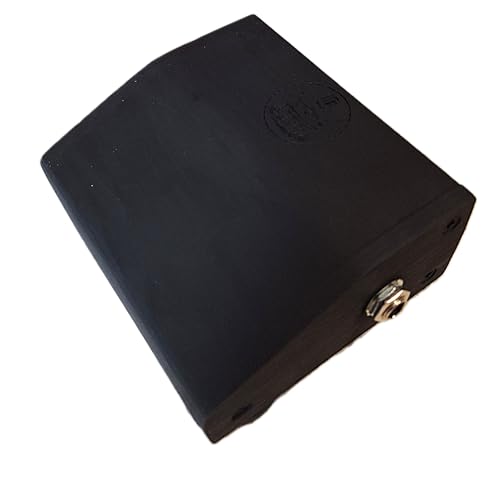 Rhyth-Mic M4a compact pinewood percussion stompbox Microphonic. (Black)