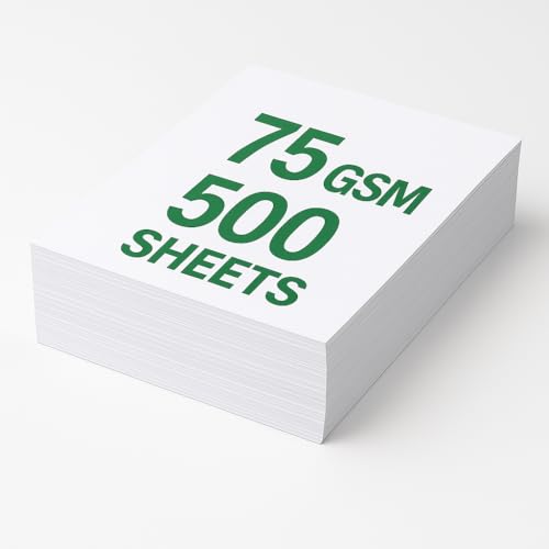 Image of Pristine A4 Copier Paper, 75 GSM, 500 Sheets, 210 x 297 mm, Multi-Functional