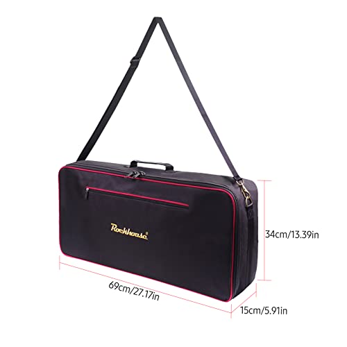 HUIOP Effect Pedal Bag Guitar Pedal Board Sac de Transport en Tissu Oxford Portable Zipper Sac à Main Sac à bandoulière avec Sangle Amovible (Noir),Sac de Transport pour pédalier - Les Beatles, Paul McCartney, John Lennon, RIngo Starr, George Harrison HUIOP Effect Pedal Bag Guitar Pedal Board Sac de Transport en Tissu Oxford Portable Zipper Sac à Main Sac à bandoulière avec Sangle Amovible (Noir),Sac de Transport pour pédalier – Image 5