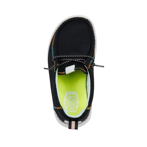 Image of Hey Dude Kids Womens Wendy Perf Neoprene (Toddler) Black 5 Toddler M