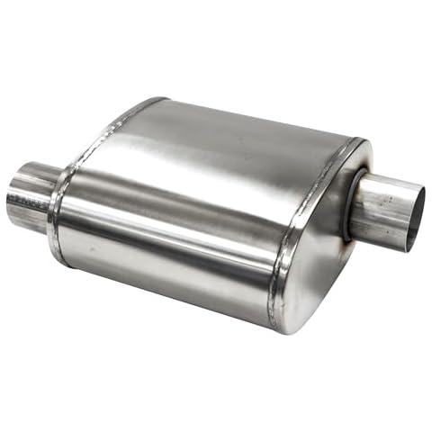 CORSA EXHST Corsa - Custom Sport Muffler 304SS 3in Offset In / 3in Offset Out 10in Length (CP3000S) Cover