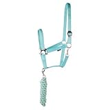Verpackungsgewicht: 519 g Harry\'s Horse Halsterset Initial, Farbe:Turquoise, Größe:Shetland