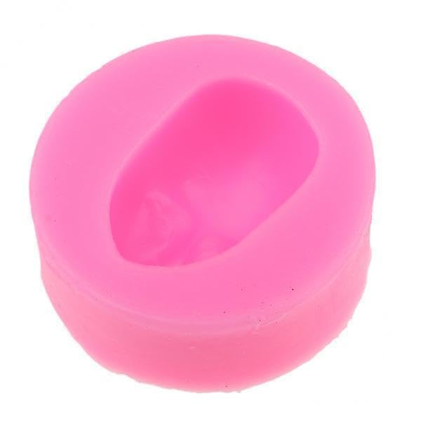 UJEAVETTE 5x3D Human Face Mould Silicone Cake Fondant Mold DIY Chocolate Baking-image-47