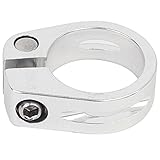 Fácil instalación: la abrazadera de tubo de bicicleta es fácil de instalar, lo que es ideal para los amantes de la bicicleta. Adecuado para diámetro de tubería: 2,86 cm/1,1 pulg.