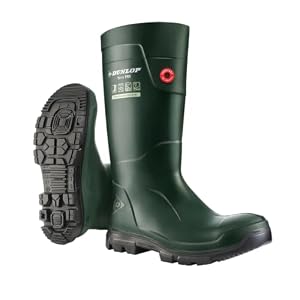 DUNLOP Protective Footwear, LJ0KL01, Purofort TerraPRO, Grün/Schwarz, Größe 42 EU