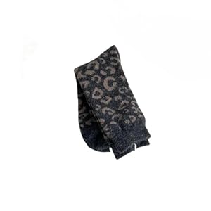 BOQUN Warme Sokken Vrouwen Verdikte Winter Wollen Sokken Japanse Mode Luipaard Print Thermische Sokken Vrouwen Wollen Sokken