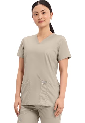 Cherokee Medical Women's Scrub Top V-Neck Modern Classic Fit with 3 Pockets, Ultra Soft and 2-Way Stretch Fabric - WW620