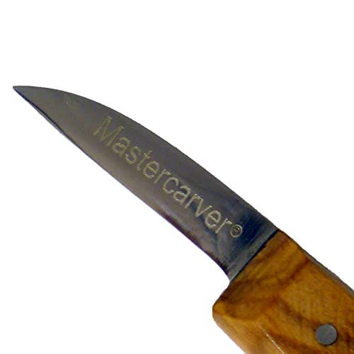 Mastercarver HAND-FORGED 1095 STEEL WOOD CARVING and WHITTLING KNIFE