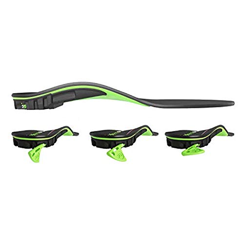 SelectFlexSelectFlex® Adjustable Arch Support Orthotic Insoles Helps a Person with Plantar Fasciitis, Neuropathy, Flat Feet, Overpronation, Foot Pain, Mortons Neuroma, Low Back Pain Women 7.5-8.5 Men 6.5-7.5