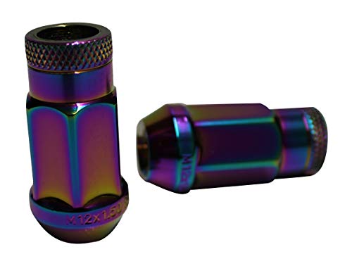 Tuercas M12x1.5 Japan Racing neo cromo de acero para transformar el diseño de tus llantas de coche