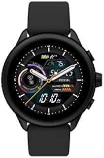 Fossil Smartwatch Gen 6, Wellness Edition, Unisex, Edelstahl, mit Herzfrequenz-, Aktivitäts- und Schlaftracking mit detaillierten Wellness-Statistiken. FTW4069