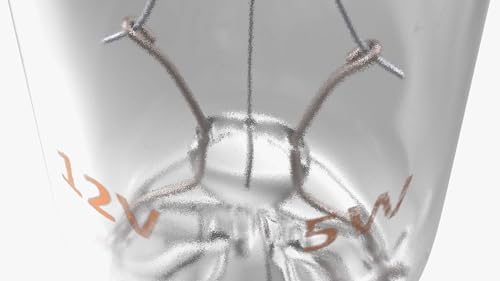 Magnet Pack of 2 W5W Stable Life Halogen Wedge Bulbs 12V 5W T10 W2.1X9.5D for Indoor and Outdoor Use for Cars and Motorcycles - Image 2