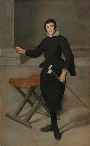Toile Le Bouffon de Diego Velazquez pour salon en 60x90cm