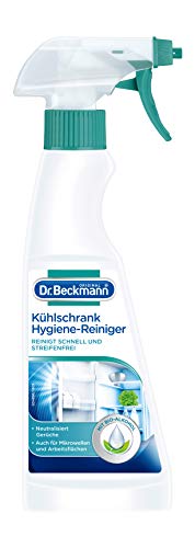 Dr. Beckmann Limpiador higiénico para frigorífico, limpia y neutraliza los olores, con alcohol orgánico, 1 x 250 ml