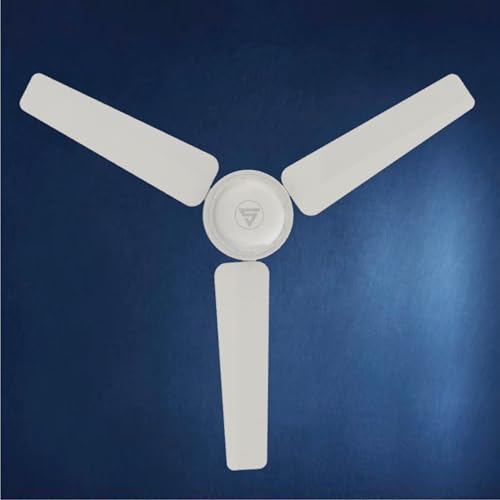 Image of Superfan Super Sevak 1200 mm BLDC Ceiling Fan with Remote | 11 kV Surge Protection | 380 RPM | 220 CMM Airflow | 35W Power Saving Fan | 5 Year Warranty (White)