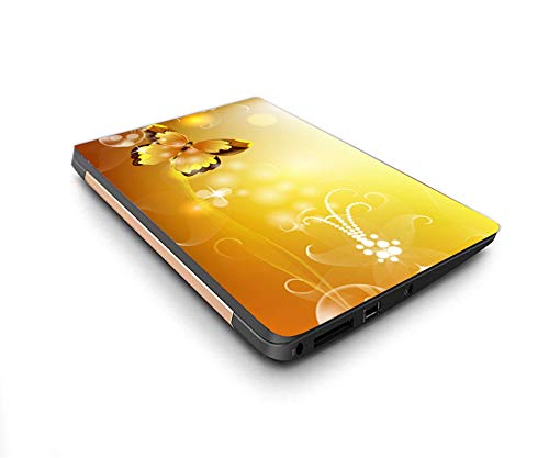 Image of Galaxsia Butterfly D23 Vinyl Laptop Skin /Sticker /Cover /Decal Compatible for Any 14 Inches Laptop (Hp /Dell /Sony /Acer /Lenovo /Asus. Etc) Or Notebook.