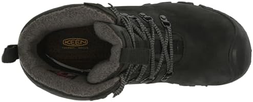 KEEN Women's Greta Classic Waterproof Snow Boots, Black/Black, 10.5 | Image 4