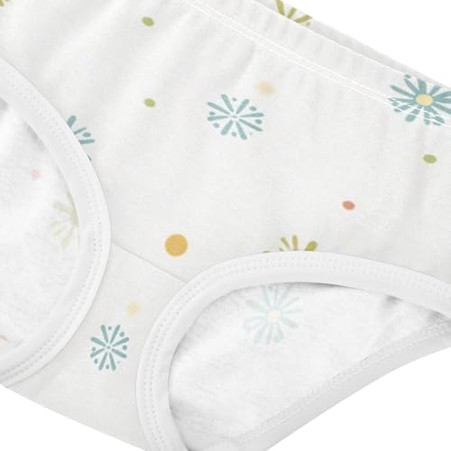 Girls' Cotton Briefs Toddler Cotton Underwear for Toddler Snowflakes4