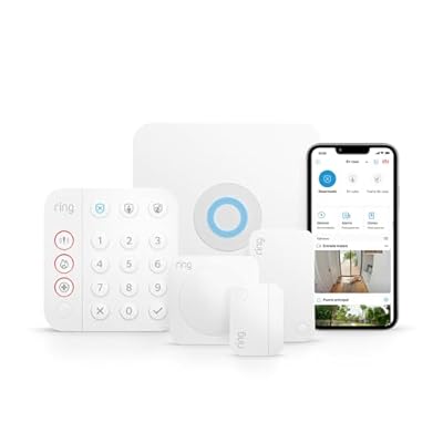 Kit de Ring Alarm - S | Sistema de seguridad para el hogar con alarma y vigilancia asistida opcional - Sin compromisos a largo plazo | Compatible con Alexa | 30 días gratis de Ring Home
