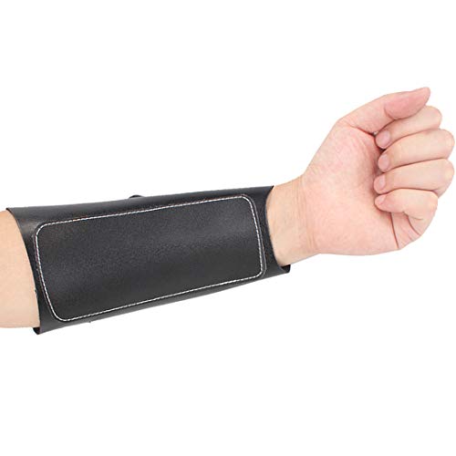 KRATARC Archery Leather Adjustable Wristband Unisex Protective Arm Guard for Hunting Target Bow