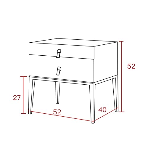 Table de nuit scandinave en bois pour optimiser une petite chambre - 3