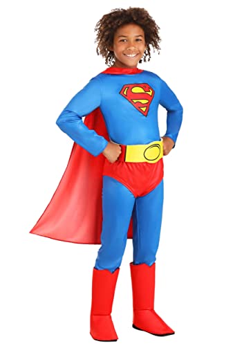 Disfraz clásico de Superman para niño con capa y accesorios
