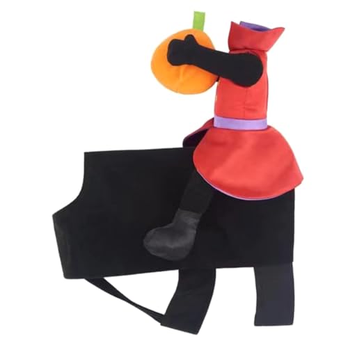 Disfraz de perro calabaza sin cabeza Halloween tamaño mediano