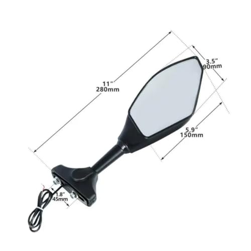 Retrovisores moto de alta visibilidad para CBR1000 y CBF1000 espejo antirreflejos 4
