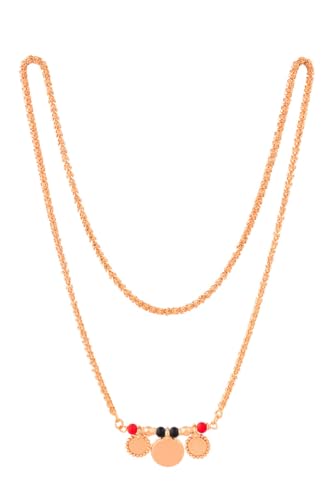 Image of Radha's Creations LONG 30 inch Mangalsutra LONG with Tali One Gram Gold for Women