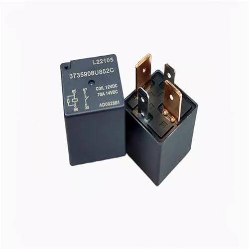 Relais 4 broches JAC-L22105, commutateur 12V CC 70A fiable