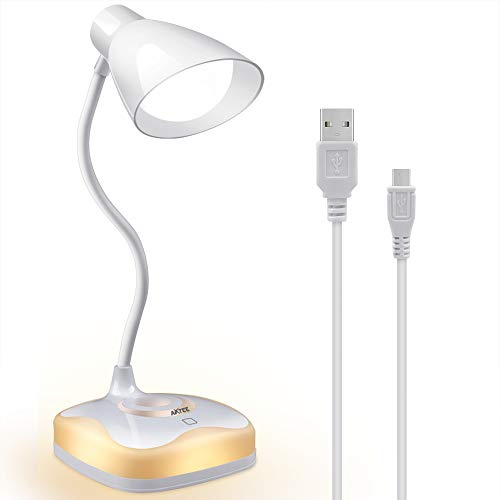 LED Desk Lamp, AXTEE Desk Light Lamp Touch Control Dimming Light, Flexible USB