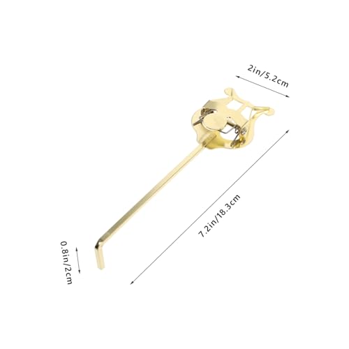 BESTonZON Trumpet Lyre Sheet Music Holder Marching Band Accessory Metal Music Clip for Trumpet and Cornet