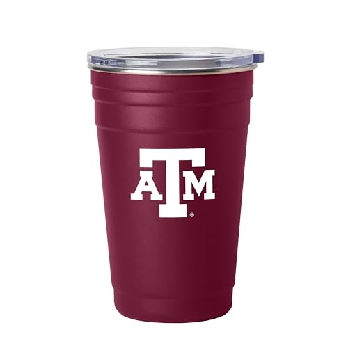 Image of Logo Brands NCAA 22 oz Stainless Steel Tailgate Cup -Double Wall Vacuum-Sealed Durable For Hot & Cold Drinks, Perfect for Gameday & Tailgating