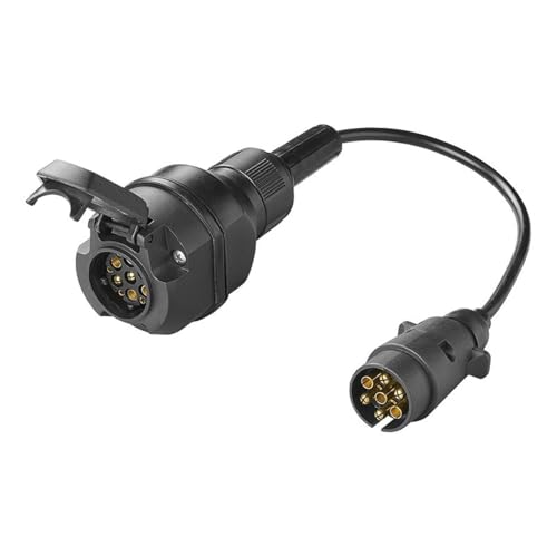 Câble adaptateur 7 vers 13 broches Multicon West de 30 cm pour remorque et voiture