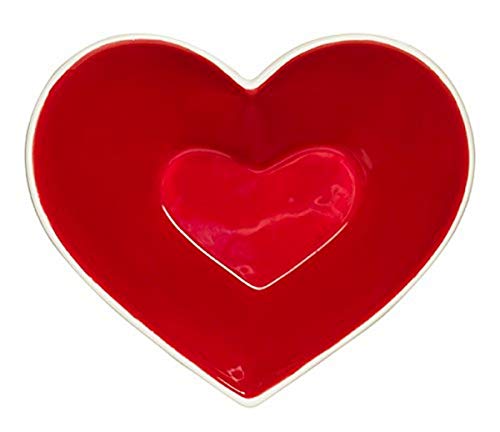 Sagaform 5016202 Sweet Heart Bowl, Red