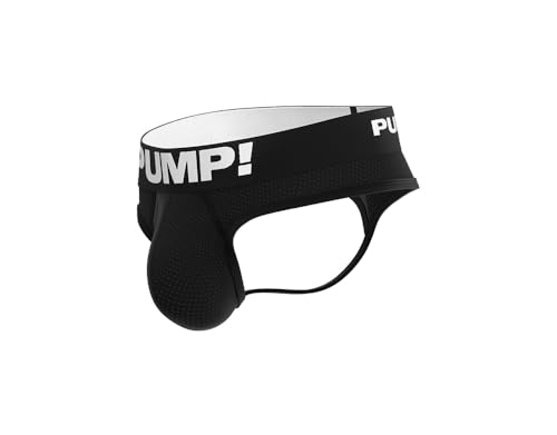 Pump! Black Classic Thong Men's Thong | Supportive & Contoured Fit | Breathable & Soft Fabric