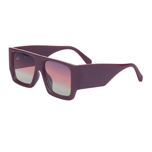 Lunettes de soleil de luxe retro monture carrée vintage nuances élégantes