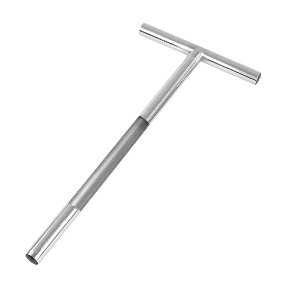 Échantillonneur de sol robuste en inox à poignée ergonomique pour analyse de terre