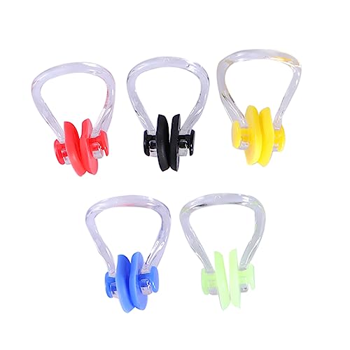 Abaodam 14pcs Silicone Nose Clip Nose Protector Swimming Nose Clip Silicone Pool Accessories Black