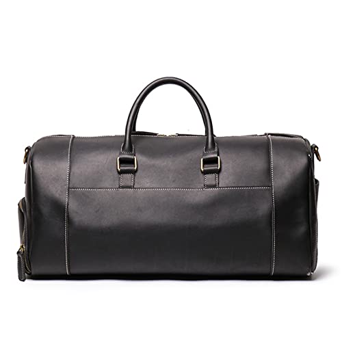 Duffle Bag Men's Portable Travel Bag Large Capacity Luggage Bag for Travel, Workout(Black)2