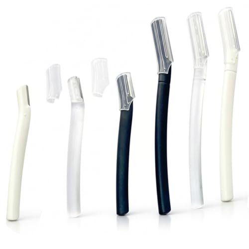 Image of TEMPERIA Reusable Face & Eyebrow Razor for Woman Facial Hair (6 Razors) | Instant & Painless | For Eye brows, Upper Lip, Forehead, Peach Fuzz, Chin, Sideburns & Underarms Hair Remover (M241)
