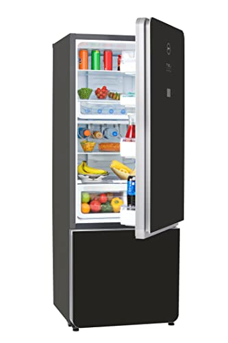Godrej 430 L 3 Star Inverter Frost-Free Double Door Refrigerator (RB NXWAURA 445B 25 RI OX BK, Onyx amazinggiftidea-com