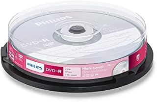 Philips DVD-R DM4S6B10F/00 DM4S6B10F/00, Płyty, 4,7 GB, 10 szt., Wielokolorowy