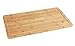 WENKO Herdabdeckplatte Bambus - Küchenbrett, Schneidebrett mit Saftrille, Bambus, 52 x 1.5 x 30 cm, Braun
