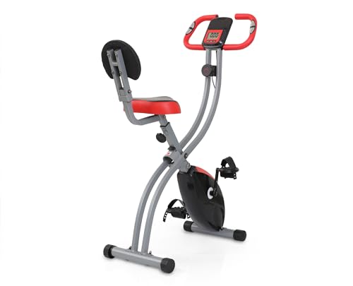 Ultrasport F-Bike Curved Heimtrainer Fahrrad Klappbar I Hometrainer Fahrrad Klappbar mit Komfort-Sattel I Ergometer Heimtrainer, Fitnessbikes, Schwarz-Rot Ultrasport F-Bike Curved Heimtrainer Fahrrad Klappbar I Hometrainer Fahrrad Klappbar mit Komfort-Sattel I Ergometer Heimtrainer, Fitnessbikes, Schwarz-Rot
