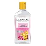 Dickinson's Enhanced Witch Hazel Hydrating Toner with Rosewater, Alcohol Free, 98% Natural Formula, 16 Fl Oz (Pack of 1)